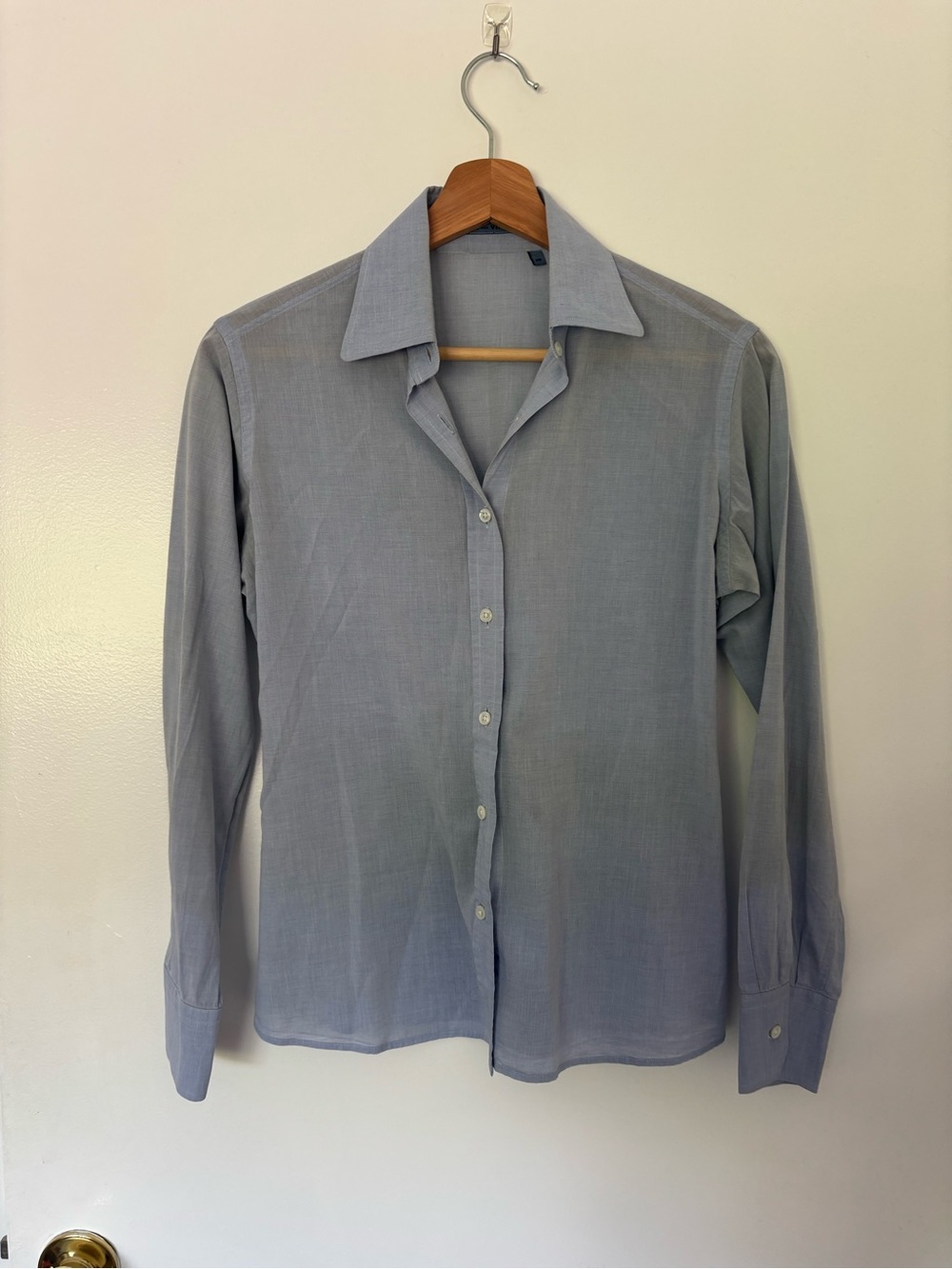 Seize sur Vingt - Light Blue Long-Sleeve Dress Shirt